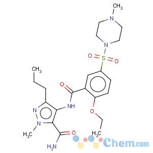 CAS No:200575-15-1 4-((2-Ethoxy-5-((4-methyl-1-piperazinyl)sulfonyl)benzoyl)amino)-1-methyl-3-n-propyl-1,6-dihydro]
