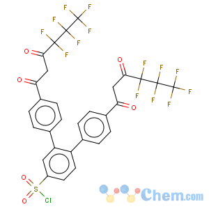 CAS No:200862-70-0 4,4''-bis(4,4,5,5,6,6,6-heptafluoro-3-oxohexanoyl)-1,1':2',1''-terphenyl-4'-sulfonyl chloride