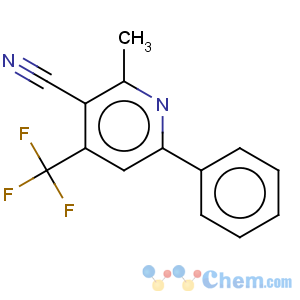 CAS No:200879-63-6 3-Pyridinecarbonitrile,2-methyl-6-phenyl-4-(trifluoromethyl)-