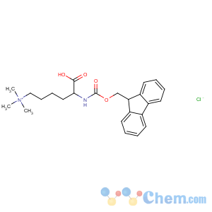 CAS No:201004-29-7 [5-carboxy-5-(9H-fluoren-9-ylmethoxycarbonylamino)pentyl]-<br />trimethylazanium