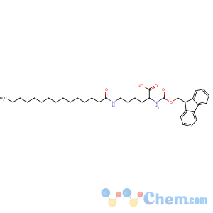 CAS No:201004-46-8 [(1S)-1-carboxy-5-(pentadecanoylamino)pentyl]-(9H-fluoren-9-<br />ylmethoxycarbonyl)azanium