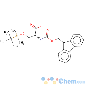 CAS No:201210-25-5 D-Serine,O-[(1,1-dimethylethyl)dimethylsilyl]-N-[(9H-fluoren-9-ylmethoxy)carbonyl]-