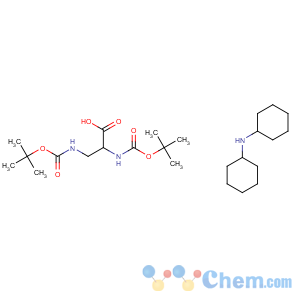CAS No:201472-68-6 (2S)-2,3-bis[(2-methylpropan-2-yl)oxycarbonylamino]propanoic<br />acid