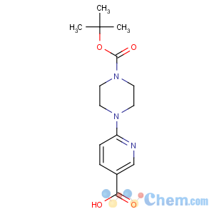 CAS No:201809-22-5 6-[4-[(2-methylpropan-2-yl)oxycarbonyl]piperazin-1-yl]pyridine-3-<br />carboxylic acid