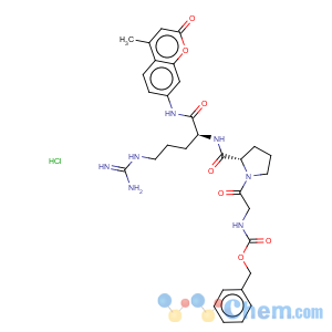 CAS No:201928-42-9 L-Argininamide,N-[(phenylmethoxy)carbonyl]glycyl-L-prolyl-N-(4-methyl-2-oxo-2H-1-benzopyran-7-yl)-,monohydrochloride (9CI)