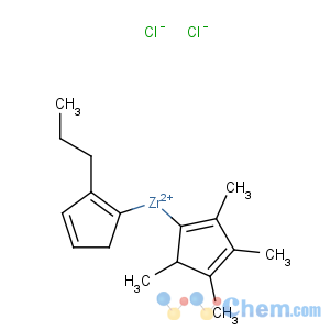CAS No:202001-05-6 Zirconium,dichloro[(1,2,3,4,5-h)-1-propyl-2,4-cyclopentadien-1-yl][(1,2,3,4,5-h)-1,2,3,4-tetramethyl-2,4-cyclopentadien-1-yl]-