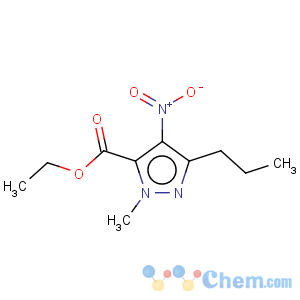 CAS No:202066-14-6 1H-Pyrazole-5-carboxylicacid, 1-methyl-4-nitro-3-propyl-, ethyl ester