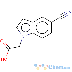 CAS No:202124-67-2 1H-Indole-1-aceticacid, 5-cyano-