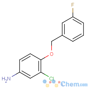 CAS No:202197-26-0 3-chloro-4-[(3-fluorophenyl)methoxy]aniline