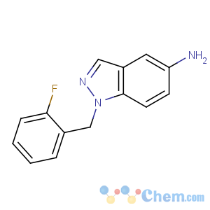 CAS No:202197-30-6 1-[(2-fluorophenyl)methyl]indazol-5-amine