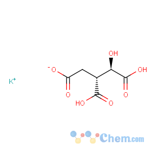 CAS No:20226-99-7 L-threo-Pentaric acid,3-carboxy-2,3-dideoxy-, monopotassium salt (9CI)