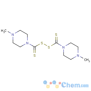 CAS No:20231-01-0 Bis(4-methyl-1-piperazinylthiocarbonyl) disulfide
