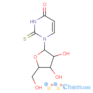 CAS No:20235-78-3 1-[(2R,3R,4S,5R)-3,<br />4-dihydroxy-5-(hydroxymethyl)oxolan-2-yl]-2-sulfanylidenepyrimidin-4-one