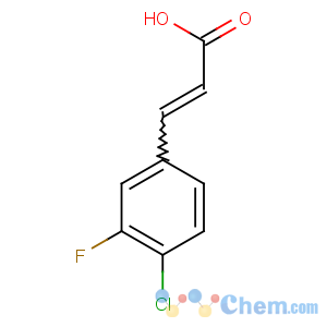 CAS No:202982-66-9 (E)-3-(4-chloro-3-fluorophenyl)prop-2-enoic acid