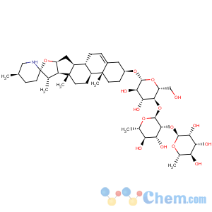 CAS No:20311-51-7 b-D-Glucopyranoside, (3b,22a,25R)-spirosol-5-en-3-yl O-6-deoxy-a-L-mannopyranosyl-(1®
