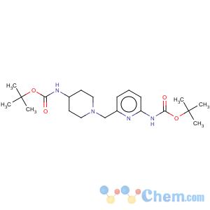 CAS No:203321-87-3 Carbamicacid,[6-[[4-[[(1,1-dimethylethoxy)carbonyl]amino]-1-piperidinyl]methyl]-2-pyridinyl]-,1,1-dimethylethyl ester (9CI)