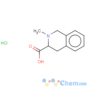 CAS No:20335-68-6 3-Isoquinolinecarboxylicacid, 1,2,3,4-tetrahydro-2-methyl-, hydrochloride (1:1)