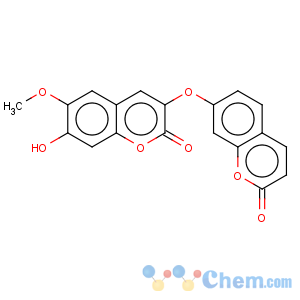 CAS No:2034-69-7 2H-1-Benzopyran-2-one,7-hydroxy-6-methoxy-3-[(2-oxo-2H-1-benzopyran-7-yl)oxy]-