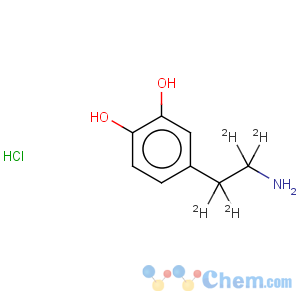 CAS No:203633-19-6 1,2-Benzenediol,4-(2-aminoethyl-1,1,2,2-d4)-, hydrochloride (1:1)