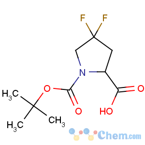 CAS No:203866-15-3 (2S)-4,<br />4-difluoro-1-[(2-methylpropan-2-yl)oxycarbonyl]pyrrolidine-2-carboxylic<br />acid