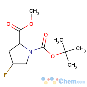 CAS No:203866-18-6 1-O-tert-butyl 2-O-methyl (2S,4R)-4-fluoropyrrolidine-1,2-dicarboxylate