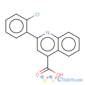 CAS No:20389-09-7 4-Quinolinecarboxylicacid, 2-(2-chlorophenyl)-