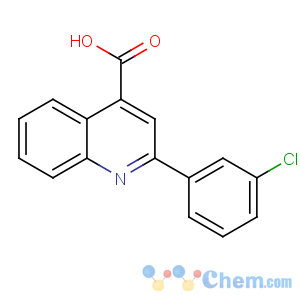 CAS No:20389-10-0 2-(3-chlorophenyl)quinoline-4-carboxylic acid