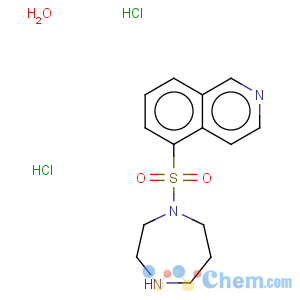 CAS No:203911-27-7 1-(5-isoquinolinylsulfonyl)homopiperazine  dihydrochloride,  fasudil  dihydrochloride