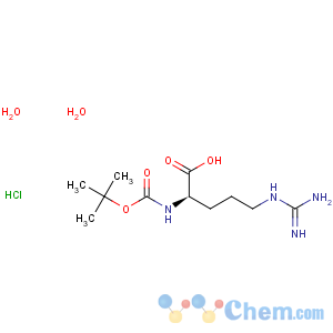 CAS No:204070-00-8 D-Arginine,N2-[(1,1-dimethylethoxy)carbonyl]-, monohydrochloride, monohydrate (9CI)