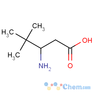 CAS No:204191-43-5 Pentanoicacid, 3-amino-4,4-dimethyl-