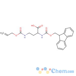 CAS No:204316-32-5 (2S)-2-(9H-fluoren-9-ylmethoxycarbonylamino)-4-(prop-2-<br />enoxycarbonylamino)butanoic acid