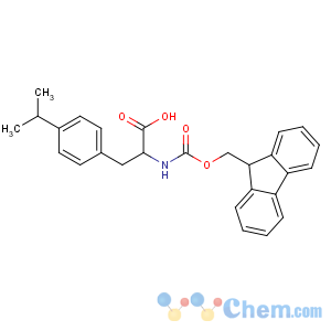 CAS No:204384-73-6 2-(9H-fluoren-9-ylmethoxycarbonylamino)-3-(4-propan-2-ylphenyl)propanoic<br />acid