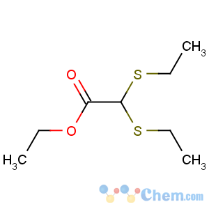CAS No:20461-95-4 Acetic acid,2,2-bis(ethylthio)-, ethyl ester