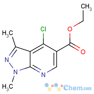 CAS No:20481-15-6 ethyl 4-chloro-1,3-dimethylpyrazolo[3,4-b]pyridine-5-carboxylate