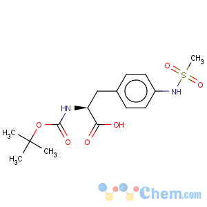 CAS No:204856-74-6 L-Phenylalanine,N-[(1,1-dimethylethoxy)carbonyl]-4-[(methylsulfonyl)amino]-
