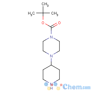 CAS No:205059-24-1 1-Piperazinecarboxylicacid, 4-(4-piperidinyl)-, 1,1-dimethylethyl ester