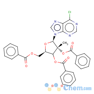 CAS No:205171-04-6 6-Chloro-9-(2,3,5-tri-O-benzoyl-2-C-methyl-beta-D-ribofuranosyl)-9H-purine