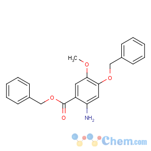CAS No:205259-41-2 benzyl 2-amino-5-methoxy-4-phenylmethoxybenzoate