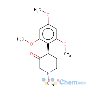 CAS No:205506-14-5 3-Piperidinone,1-methyl-4-(2,4,6-trimethoxyphenyl)-, (4R)-