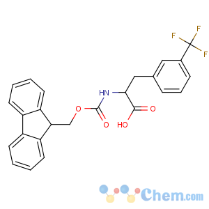 CAS No:205526-27-8 (2S)-2-(9H-fluoren-9-ylmethoxycarbonylamino)-3-[3-(trifluoromethyl)<br />phenyl]propanoic acid