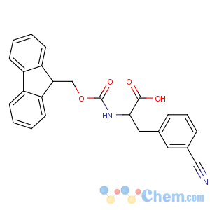 CAS No:205526-36-9 (2S)-3-(3-cyanophenyl)-2-(9H-fluoren-9-ylmethoxycarbonylamino)propanoic<br />acid