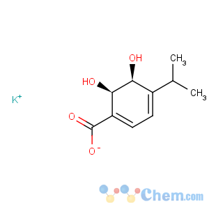 CAS No:205652-50-2 (2r,3s)-1-carboxy-4-isopropyl-2,3-dihydroxycyclohexa-4,6-diene potassium salt