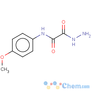 CAS No:20580-47-6 Acetic acid,2-[(4-methoxyphenyl)amino]-2-oxo-, hydrazide