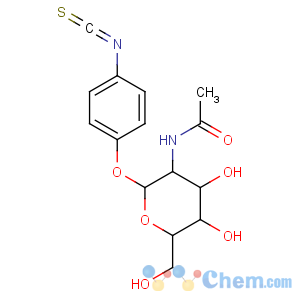 CAS No:20581-43-5 N-[4,<br />5-dihydroxy-6-(hydroxymethyl)-2-(4-isothiocyanatophenoxy)oxan-3-yl]<br />acetamide