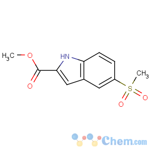 CAS No:205873-28-5 methyl 5-methylsulfonyl-1H-indole-2-carboxylate