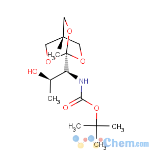 CAS No:206191-49-3 Carbamic acid,[(1S,2R)-2-hydroxy-1-(4-methyl-2,6,7-trioxabicyclo[2.2.2]oct-1-yl)propyl]-,1,1-dimethylethyl ester (9CI)