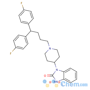 CAS No:2062-78-4 3-[1-[4,4-bis(4-fluorophenyl)butyl]piperidin-4-yl]-1H-benzimidazol-2-one