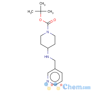 CAS No:206274-21-7 1-Piperidinecarboxylicacid, 4-[(3-pyridinylmethyl)amino]-, 1,1-dimethylethyl ester