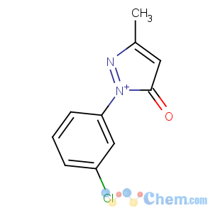 CAS No:20629-90-7 2-(3-chlorophenyl)-5-methylpyrazol-2-ium-3-one