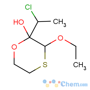 CAS No:206439-65-8 2-(1-Chloro-ethyl)-3-ethoxy-[1,4]oxathian-2-ol